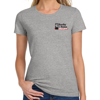 Norby & Sons - Ladies Heavy Cotton 100% Cotton T Shirt Thumbnail