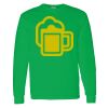 Heavy Cotton 100% Cotton Long Sleeve T Shirt Thumbnail
