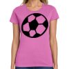 Ladies Heavy Cotton 100% Cotton T Shirt Thumbnail