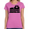Ladies Heavy Cotton 100% Cotton T Shirt Thumbnail