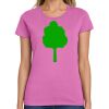 Ladies Heavy Cotton 100% Cotton T Shirt Thumbnail
