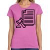 Ladies Heavy Cotton 100% Cotton T Shirt Thumbnail