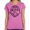 Ladies Heavy Cotton 100% Cotton T Shirt Thumbnail