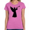 Ladies Heavy Cotton 100% Cotton T Shirt Thumbnail