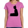 Ladies Heavy Cotton 100% Cotton T Shirt Thumbnail