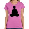 Ladies Heavy Cotton 100% Cotton T Shirt Thumbnail