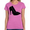 Ladies Heavy Cotton 100% Cotton T Shirt Thumbnail