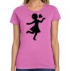Ladies Heavy Cotton 100% Cotton T Shirt Thumbnail
