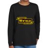 Youth Heavy Cotton 100% Cotton Long Sleeve T Shirt Thumbnail