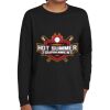 Youth Heavy Cotton 100% Cotton Long Sleeve T Shirt Thumbnail