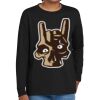 Youth Heavy Cotton 100% Cotton Long Sleeve T Shirt Thumbnail