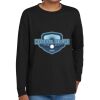 Youth Heavy Cotton 100% Cotton Long Sleeve T Shirt Thumbnail