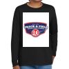 Youth Heavy Cotton 100% Cotton Long Sleeve T Shirt Thumbnail