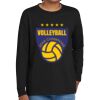 Youth Heavy Cotton 100% Cotton Long Sleeve T Shirt Thumbnail
