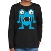 Youth Heavy Cotton 100% Cotton Long Sleeve T Shirt Thumbnail